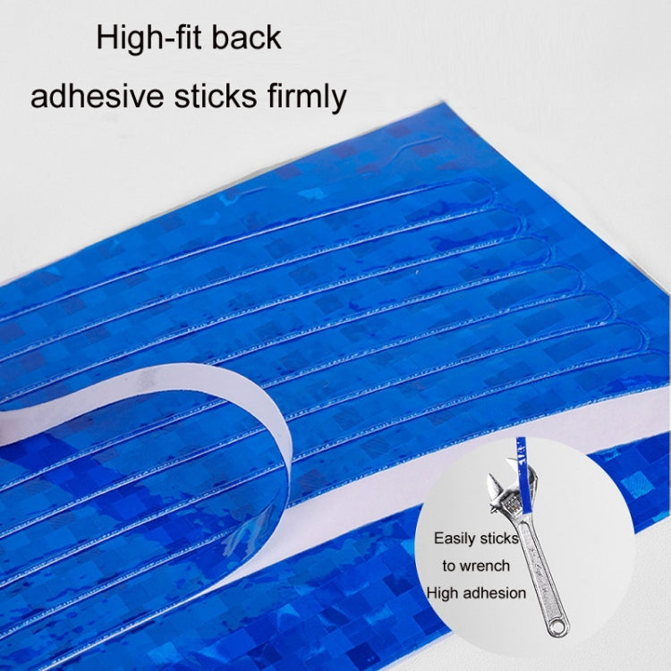 10pcs Reflective Stickers For Bicycle Rims Riding Equipment Accessories(Yellow) - Decorative Accessories by PMC TechLife | Online Shopping South Africa | PMC TechLife | Buy Now Pay Later Mobicred