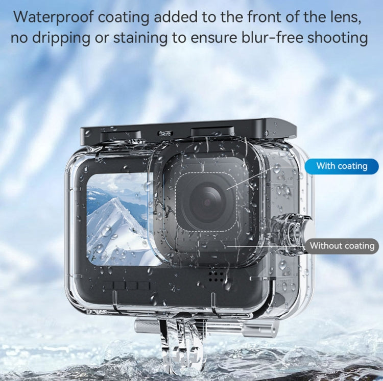 For GoPro Hero11 Black / HERO10 Black / HERO9 Black TELESIN Waterproof Case Full Scene Anti-Fog Underwater Diving Housing - free shipping - PMC Jewellery - Order now!