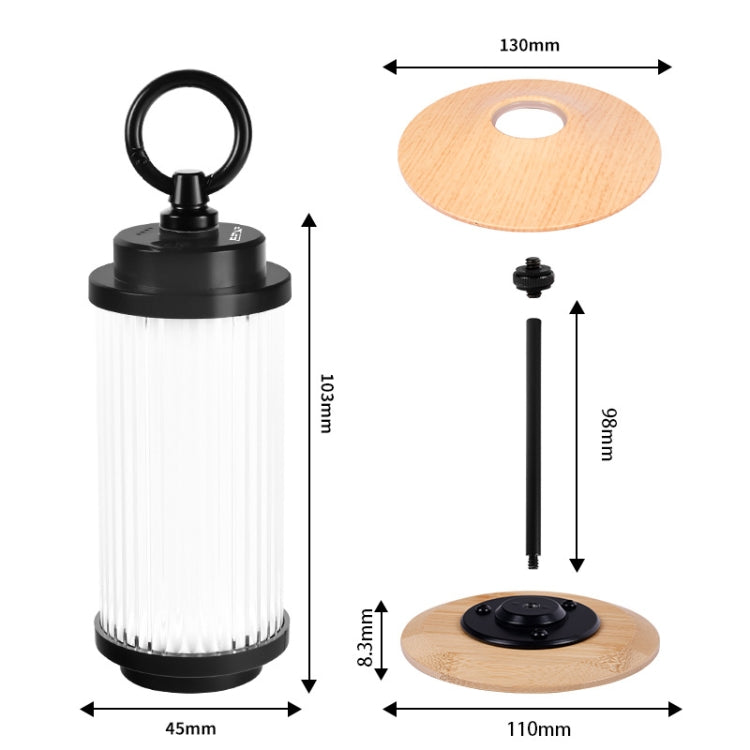 Outdoor Lighting Super Long Battery Life Portable Tent Light, Color: Set Rubber Wood Color - Camping Lighting by PMc TechLife | Online Shopping South Africa | PMc TechLife | Buy Now Pay Later Mobicred