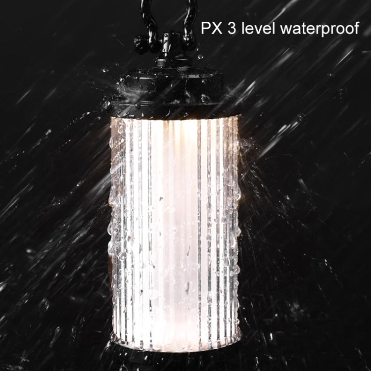 Outdoor Lighting Super Long Battery Life Portable Tent Light, Color: Set Rubber Wood Color