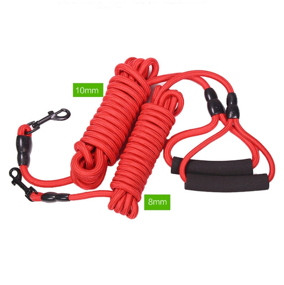 Sh36 Rock Climbing Rope Pet Leash Bold and Long Dog Training Tracking Rope, Size: 10m(13mm Light Blue)