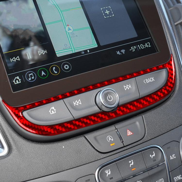 For Chevrolet Malibu 2016-2024 Left-hand Drive Navigation Button Frame Sticker(Black) - Car Interior Mouldings by PMC TechLife | Online Shopping South Africa | PMC TechLife | Buy Now Pay Later Mobicred