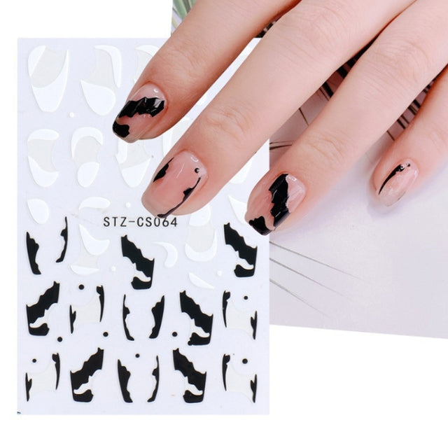 French Style Manicure Sticker Pop Stripe Line Nail Sticker(Stz-CS064)
