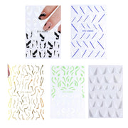 French Style Manicure Sticker Pop Stripe Line Nail Sticker(Stz-CS065)