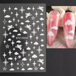 Gold Silver Manicure Stickers Imitation Metal Line Adhesive Nail Stickers(Stz-C032) - Nail Stickers by PMC Jewellery | Online Shopping South Africa | PMC Jewellery | Buy Now Pay Later Mobicred
