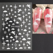 Gold Silver Manicure Stickers Imitation Metal Line Adhesive Nail Stickers(Stz-C032)