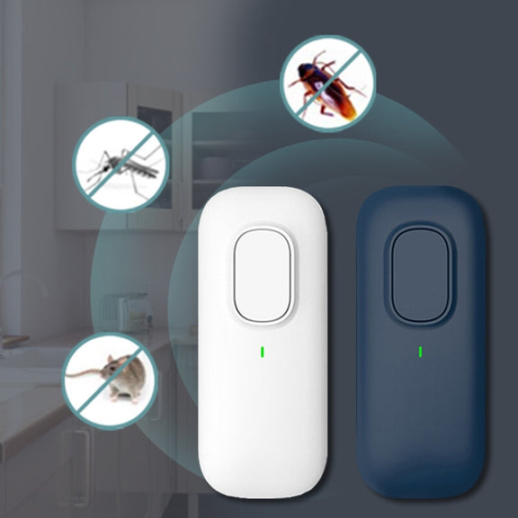 ZCC01 Ultrasonic Mosquito Repellent Mouse Repellent Mite Removal Instrument EU Plug(White)