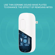 ZCC01 Ultrasonic Mosquito Repellent Mouse Repellent Mite Removal Instrument EU Plug(White)