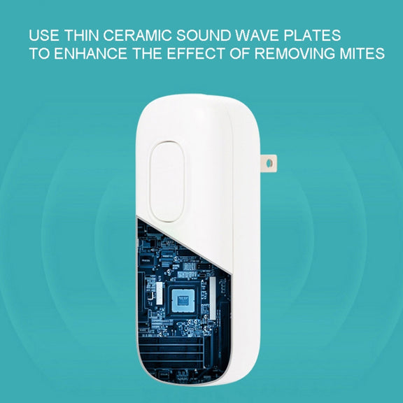 ZCC01 Ultrasonic Mosquito Repellent Mouse Repellent Mite Removal Instrument EU Plug(White)