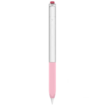 For Apple Pencil 2 AhaStyle PT-LC05 Jelly Style Translucent Silicone Protective Pen Case(Pink) - free shipping - PMC Jewellery - Order now!