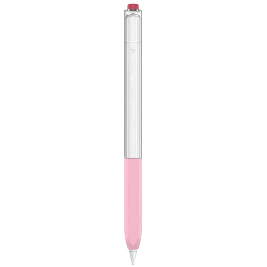 For Apple Pencil 2 AhaStyle PT-LC05 Jelly Style Translucent Silicone Protective Pen Case(Pink) - free shipping - PMC Jewellery - Order now!