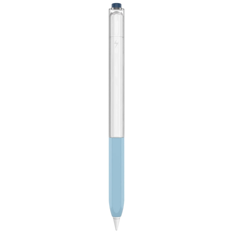 For Apple Pencil 2 AhaStyle PT-LC05 Jelly Style Translucent Silicone Protective Pen Case(Blue) - free shipping - PMC Jewellery - Order now!