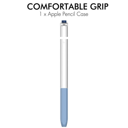 For Apple Pencil 2 AhaStyle PT-LC05 Jelly Style Translucent Silicone Protective Pen Case(Blue) - free shipping - PMC Jewellery - Order now!