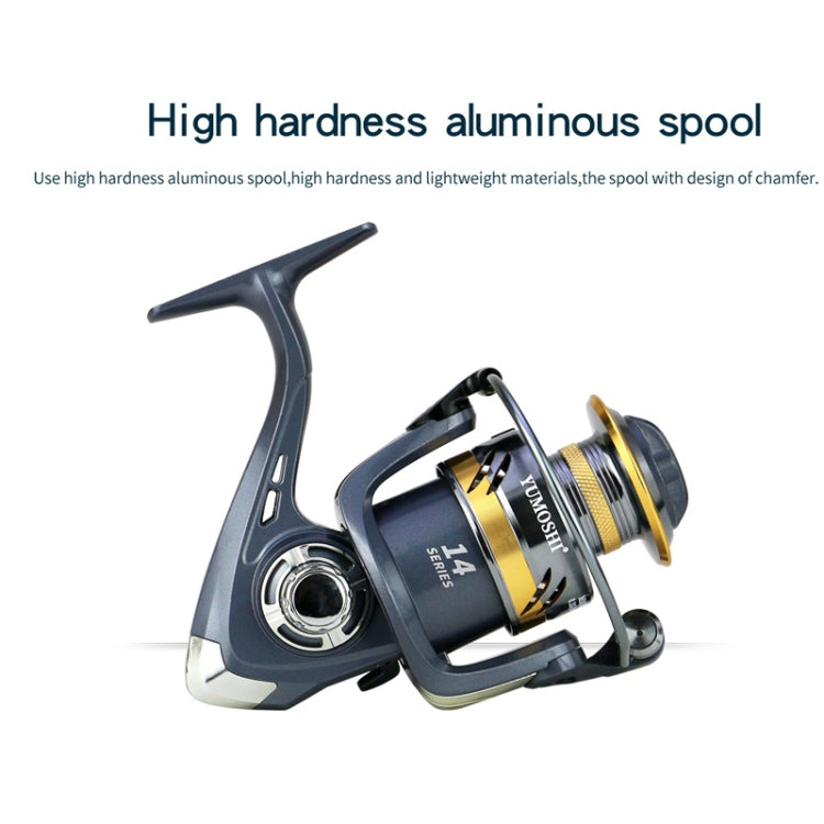 YUMOSHI KS7000 Spinning Fishing Reel Metal Rocker Metal Cup Reel - Fishing Reels by YUMOSHI | Online Shopping South Africa | PMC Jewellery | Buy Now Pay Later Mobicred