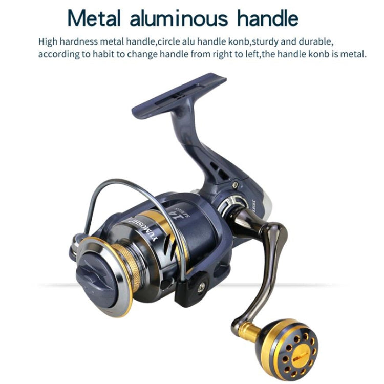 YUMOSHI KS7000 Spinning Fishing Reel Metal Rocker Metal Cup Reel - Fishing Reels by YUMOSHI | Online Shopping South Africa | PMC Jewellery | Buy Now Pay Later Mobicred