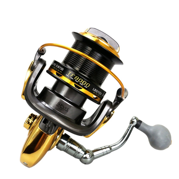 TF8000 Long-distance Casting Reel Large Gapless Sea Rod Fishing Reel Spinning Reel