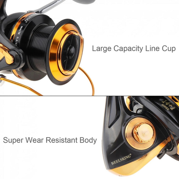 TF8000 Long-distance Casting Reel Large Gapless Sea Rod Fishing Reel Spinning Reel