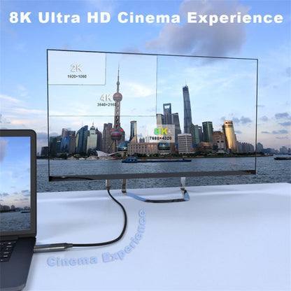 QGeeM QG-AV17 HDMI To HDMI Connection Cable Support 8K&60Hz 1m Length - Cable by QGeeM | Online Shopping South Africa | PMC Jewellery | Buy Now Pay Later Mobicred