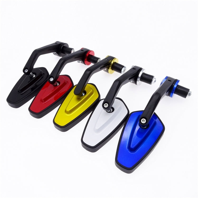 Motorcycle Handle All Aluminum Cherry Rearview Mirror(Black) - Side Mirrors by PMC TechLife | Online Shopping South Africa | PMC TechLife | Buy Now Pay Later Mobicred