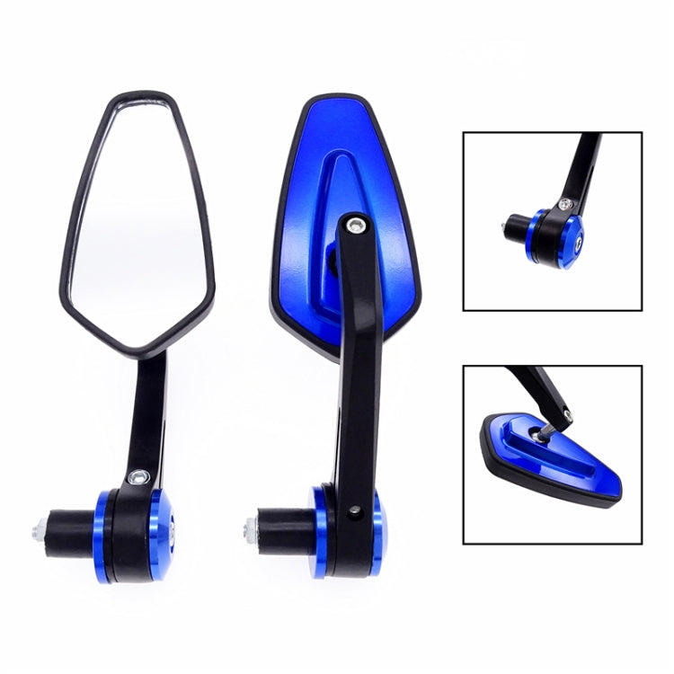 Motorcycle Handle All Aluminum Cherry Rearview Mirror(Black) - Side Mirrors by PMC TechLife | Online Shopping South Africa | PMC TechLife | Buy Now Pay Later Mobicred