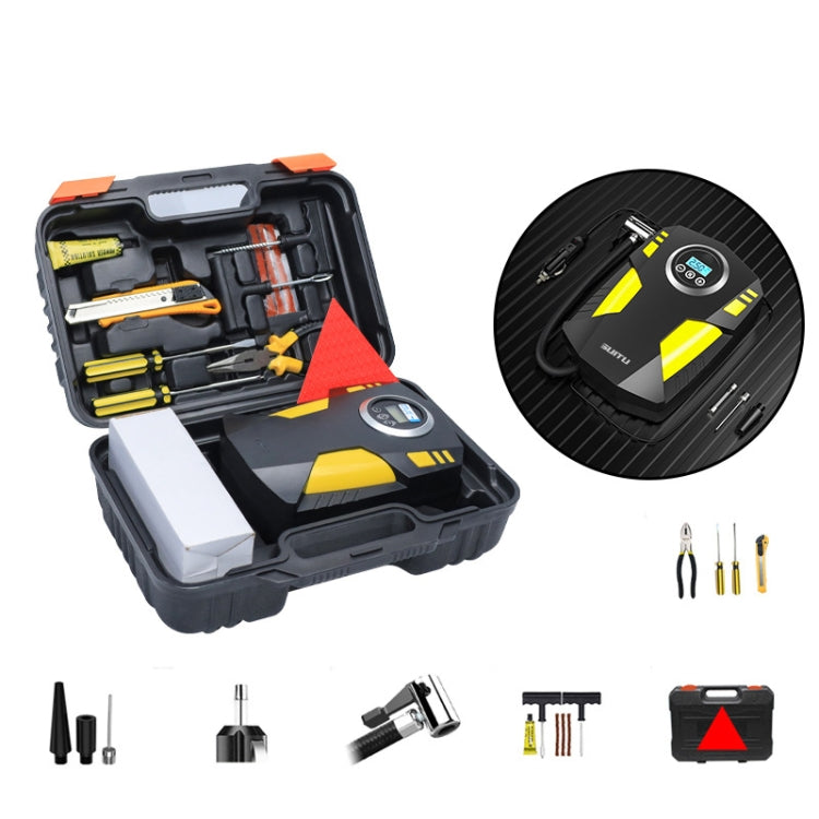 SUITU  ST-5002 DC 12V Car Air Compressor Tire Inflator 150 PSI Auto Air Pump Digital Display Model+Toolbox - Inflatable Pump by SUITU | Online Shopping South Africa | PMC TechLife