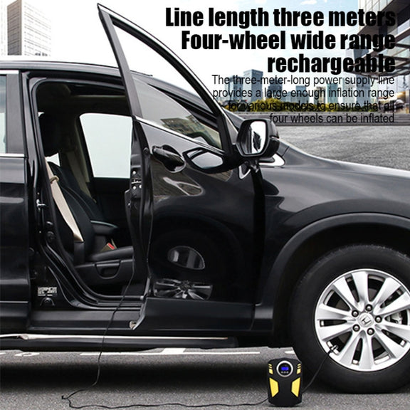 SUITU  ST-5002 DC 12V Car Air Compressor Tire Inflator 150 PSI Auto Air Pump Digital Display Model