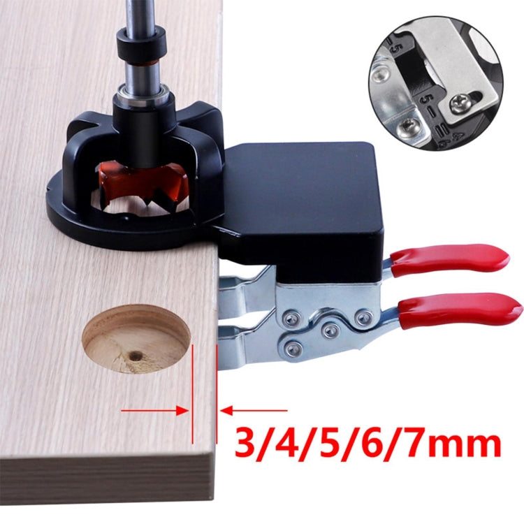 8 In 1 Aluminum Alloy 35mm Hinge Opener Hinge Punch Positioning Tool - Others by PMC TechLife | Online Shopping South Africa | PMC TechLife