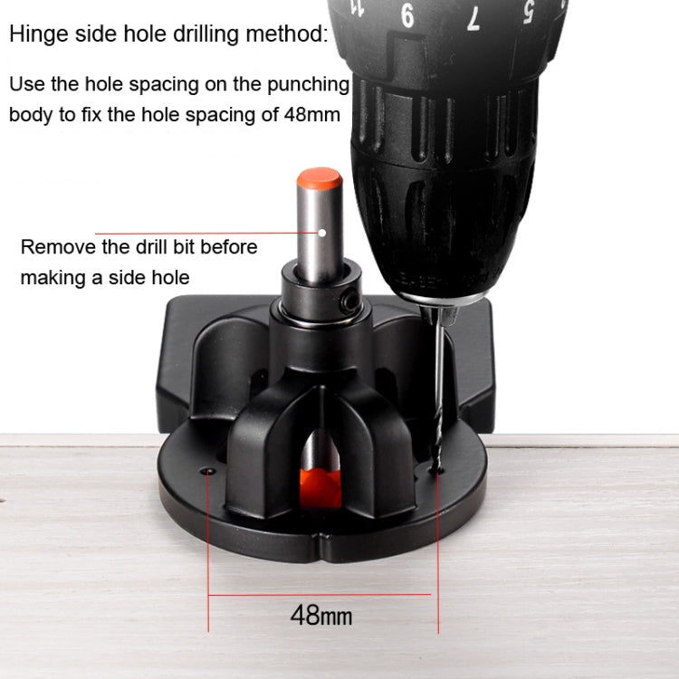 8 In 1 Aluminum Alloy 35mm Hinge Opener Hinge Punch Positioning Tool - Others by PMC TechLife | Online Shopping South Africa | PMC TechLife