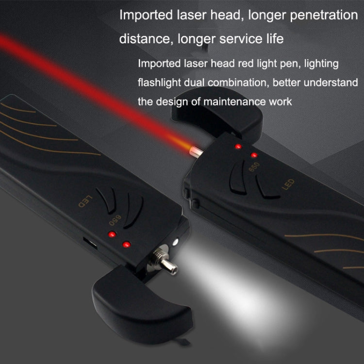 TL-B3-L15 10KM-15KM Mini Rechargeable Fiber Optical Red Light Sources Test Pen Clamshell Light Pen - Fiber Receiver by PMC Jewellery | Online Shopping South Africa | PMC Jewellery | Buy Now Pay Later Mobicred