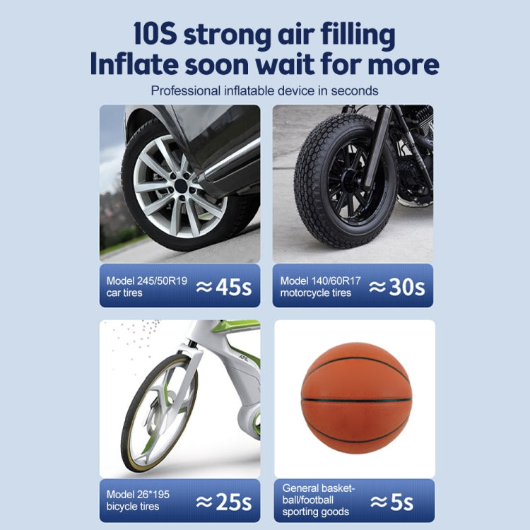 SUITU  ST-9624A Wired 150psi  Air Pump Intelligent Digital Display Car Bicycle Ball Electric Pump Cylinder - Inflatable Pump by SUITU | Online Shopping South Africa | PMC TechLife | Buy Now Pay Later Mobicred