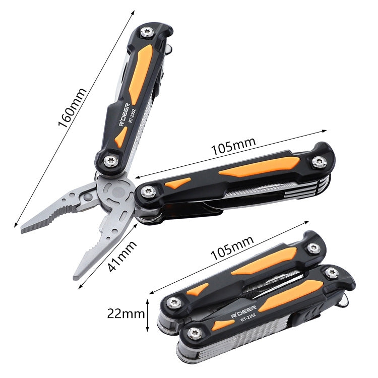RDEER RT-2352 Multifunctional Pliers Folding Knife Outdoor Home Emergency Tool - free shipping - PMC Jewellery - Order now!