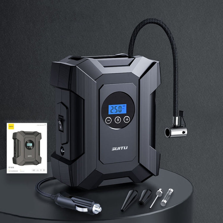 SUITU  ST-818  DC 12V Wired Car Air Pump Tire Inflator With LED Lighting Digital Display Model - Inflatable Pump by SUITU | Online Shopping South Africa | PMC TechLife