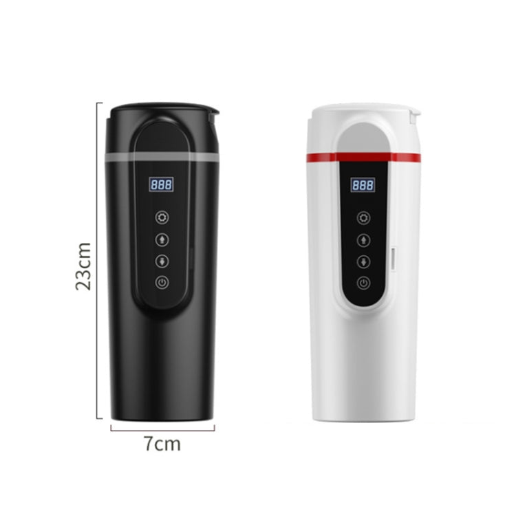 SUITU  HQ-3900 24V/12V Car/Truck Heated Coffee Mug Smart Mug,Spec: Small Screen Black