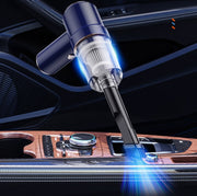 SUITU  ST-6638 Car Wireless Vacuum Cleaner Suction and Blower Integrated With Light ,Spec: Luxury  Type-A Charge