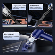 SUITU  ST-6638 Car Wireless Vacuum Cleaner Suction and Blower Integrated With Light ,Spec: Luxury  Type-A Charge