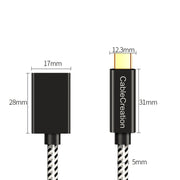 CC0316 1m Type-C / USB-C Male to Female Extension Cable Computer Phone Charging Cable(Black)