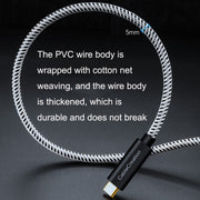 CC0316 1m Type-C / USB-C Male to Female Extension Cable Computer Phone Charging Cable(Black)
