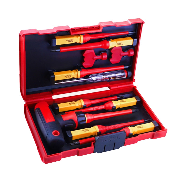 RDEER VDE-9912 12 In 1 Insulated Screwdriver Set Screwdriver Electrician Tools - free shipping - PMC Jewellery - Order now!
