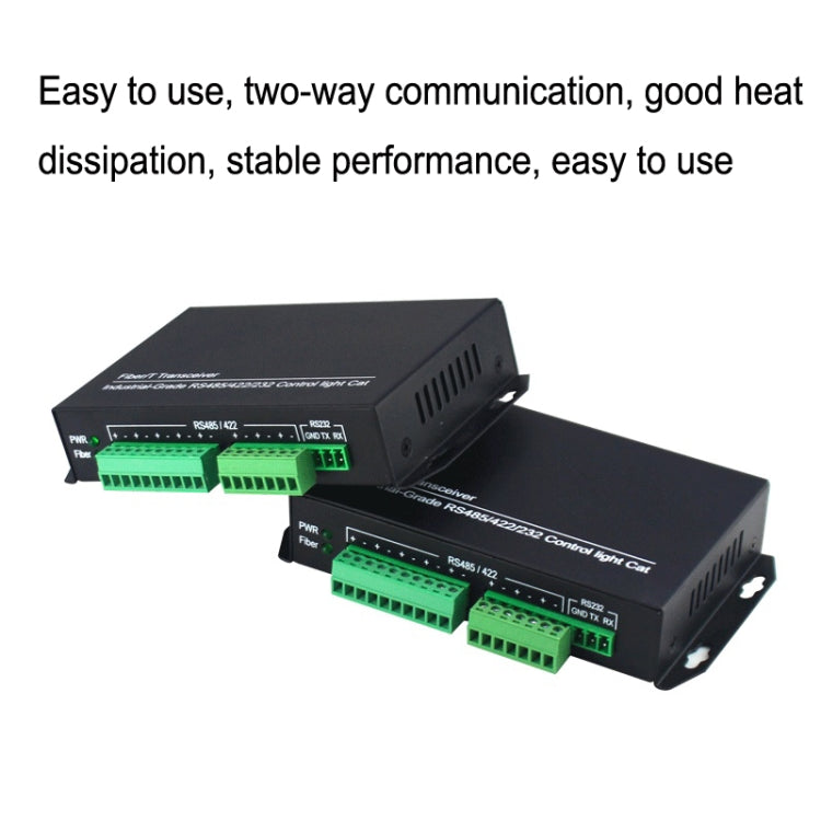 1pair YH-VD48508 SC 8-way Bidirectional Data Network Optical Transceiver Fiber Optic Transceiver(Black) - Fiber Receiver by PMC Jewellery | Online Shopping South Africa | PMC Jewellery | Buy Now Pay Later Mobicred