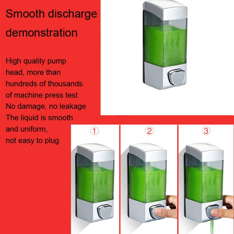 Double Head Wall Mounted Manual Press Soap Dispenser Shampoo Bottle Hand Wash Body Wash Dispenser, Color: Golden - Soap Dispenser by PMc TechLife | Online Shopping South Africa | PMc TechLife | Buy Now Pay Later Mobicred