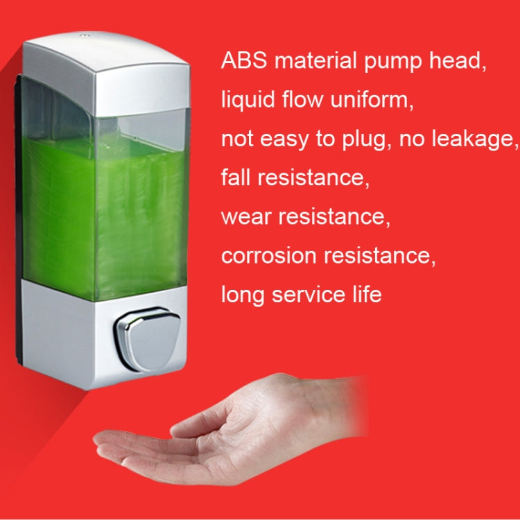 Three Head Wall Mounted Manual Press Soap Dispenser Shampoo Bottle Hand Wash Body Wash Dispenser, Color: Matte