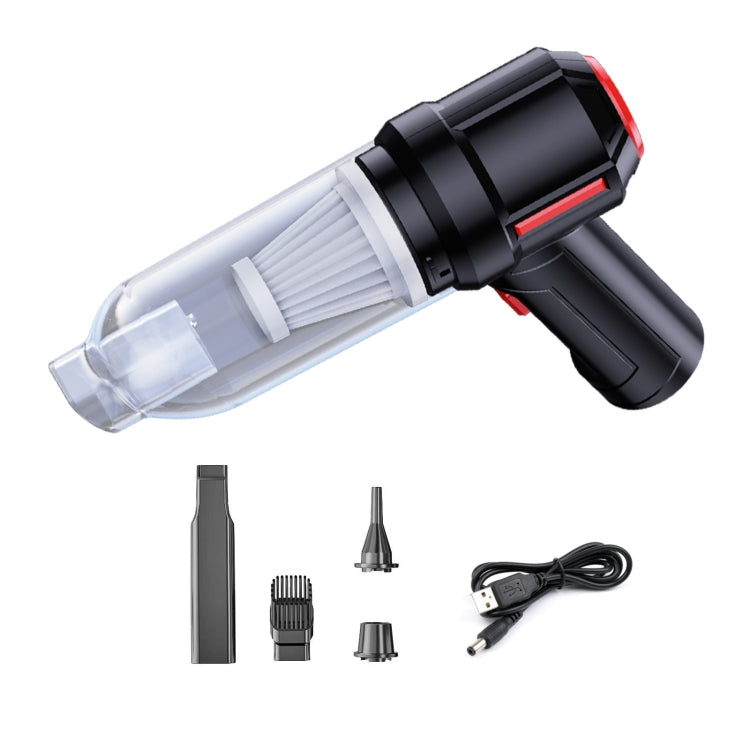 SUITU  ST-6629 3 In 1 5500pa Car Wireless Vacuum Cleaner Blowing Suction And Pumping 3 Modes Black -USB Cable - Vacuum Cleaner by SUITU | Online Shopping South Africa | PMC TechLife | Buy Now Pay Later Mobicred