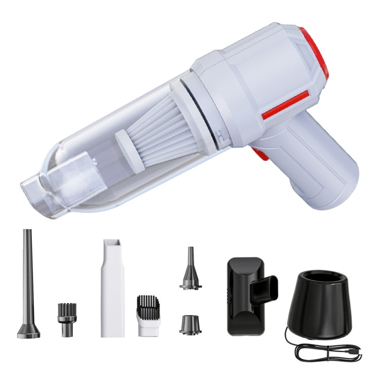 SUITU  ST-6629 3 In 1 5500pa Car Wireless Vacuum Cleaner Blowing Suction And Pumping 3 Modes White -Seat Charge - Vacuum Cleaner by SUITU | Online Shopping South Africa | PMC TechLife | Buy Now Pay Later Mobicred
