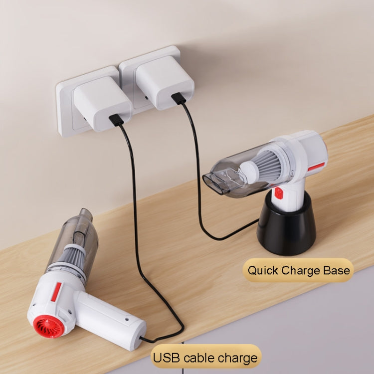 SUITU  ST-6629 3 In 1 5500pa Car Wireless Vacuum Cleaner Blowing Suction And Pumping 3 Modes Black -USB Cable - Vacuum Cleaner by SUITU | Online Shopping South Africa | PMC TechLife | Buy Now Pay Later Mobicred