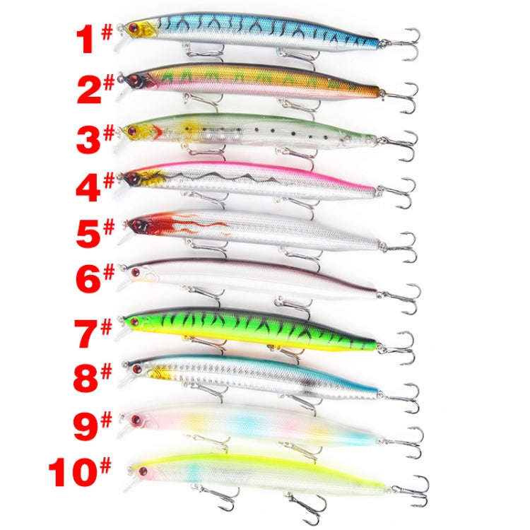 XY-256 19.1g/13.5cm Long Casting Sinking Minnow Fake Bait(9) - Fishing Lures by PMC TechLife | Online Shopping South Africa | PMC TechLife | Buy Now Pay Later Mobicred