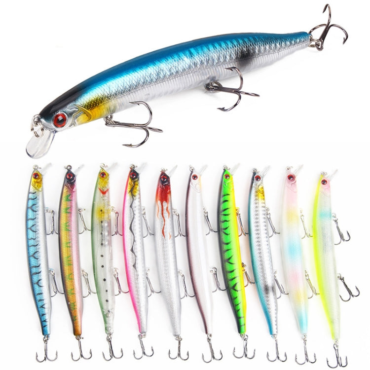 XY-256 19.1g/13.5cm Long Casting Sinking Minnow Fake Bait(10) - Fishing Lures by PMC TechLife | Online Shopping South Africa | PMC TechLife | Buy Now Pay Later Mobicred