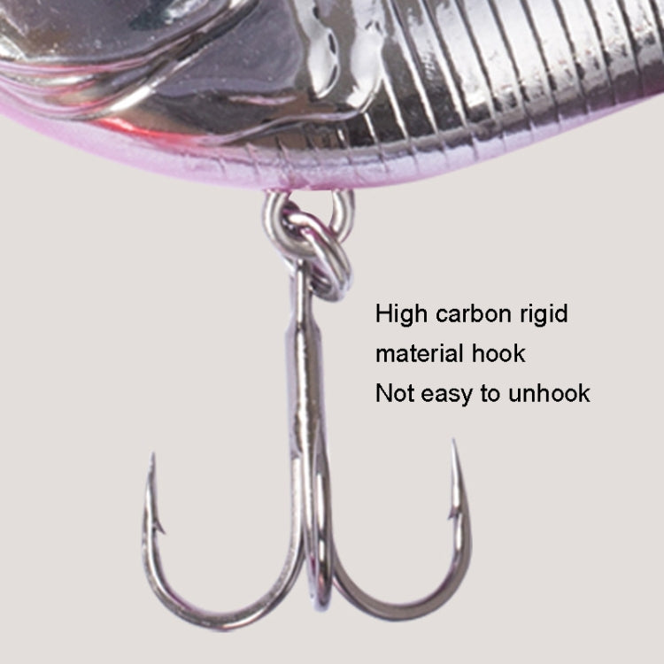 DF065 9g Double Paddle Tractor Surface Tether Roadrunner Fake Lure Long-distance Casting Lure(Tiger Pattern)