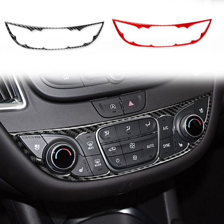 For Chevrolet Malibu 2016-2024 A Model Left-hand Drive Central Control Button Panel Sticker(Black) - Car Interior Mouldings by PMc TechLife | Online Shopping South Africa | PMc TechLife | Buy Now Pay Later Mobicred