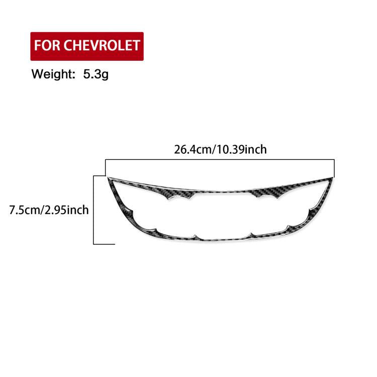 For Chevrolet Malibu 2016-2024 A Model Left-hand Drive Central Control Button Panel Sticker(Red) - Car Interior Mouldings by PMc TechLife | Online Shopping South Africa | PMc TechLife | Buy Now Pay Later Mobicred