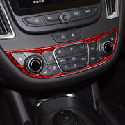 For Chevrolet Malibu 2016-2024 A Model Left-hand Drive Central Control Button Panel Sticker(Red)
